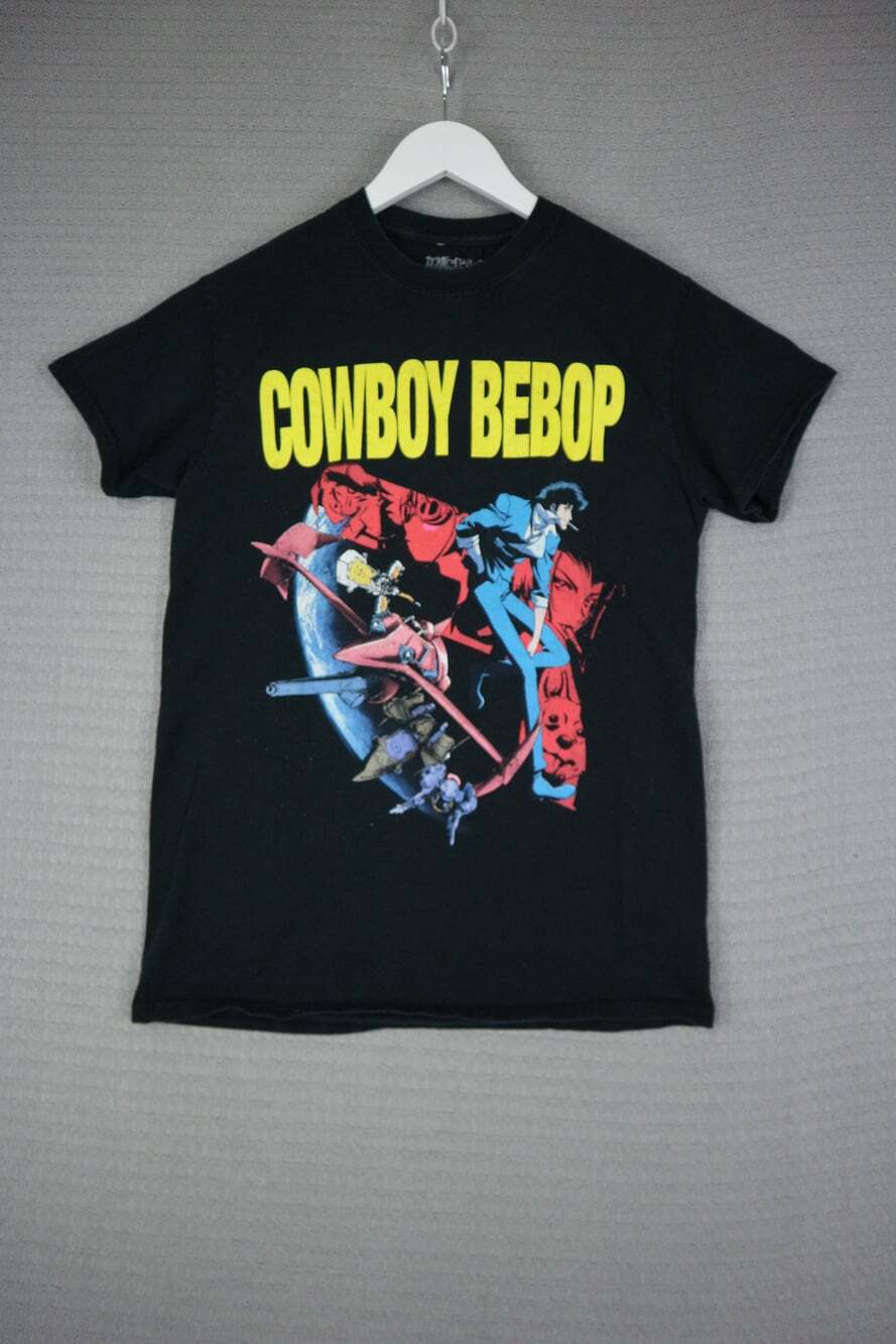 Cowboy Bebop Sunrise Funimation Graphic Black T-Shirt Small Anime Spike Spiegel